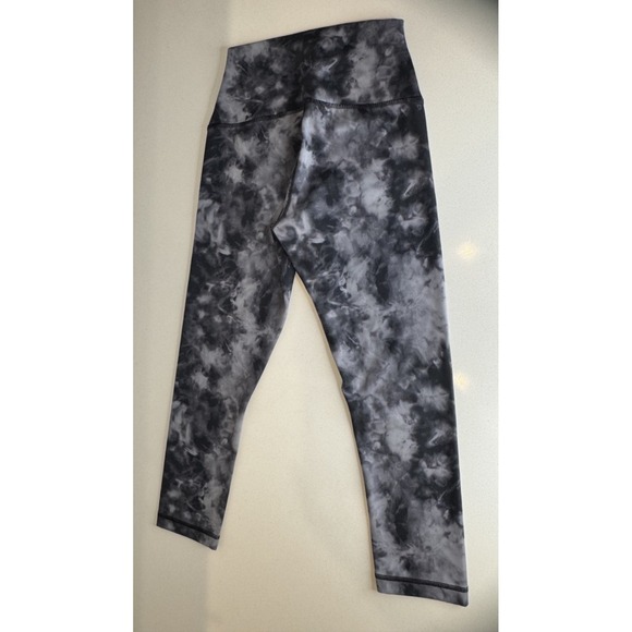 90 Degree by Reflex Womens Tie Dye High Waist Cropped Leggings Black White S - Picture 5 of 9